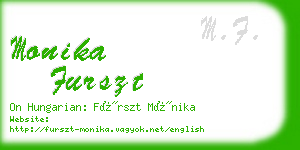 monika furszt business card